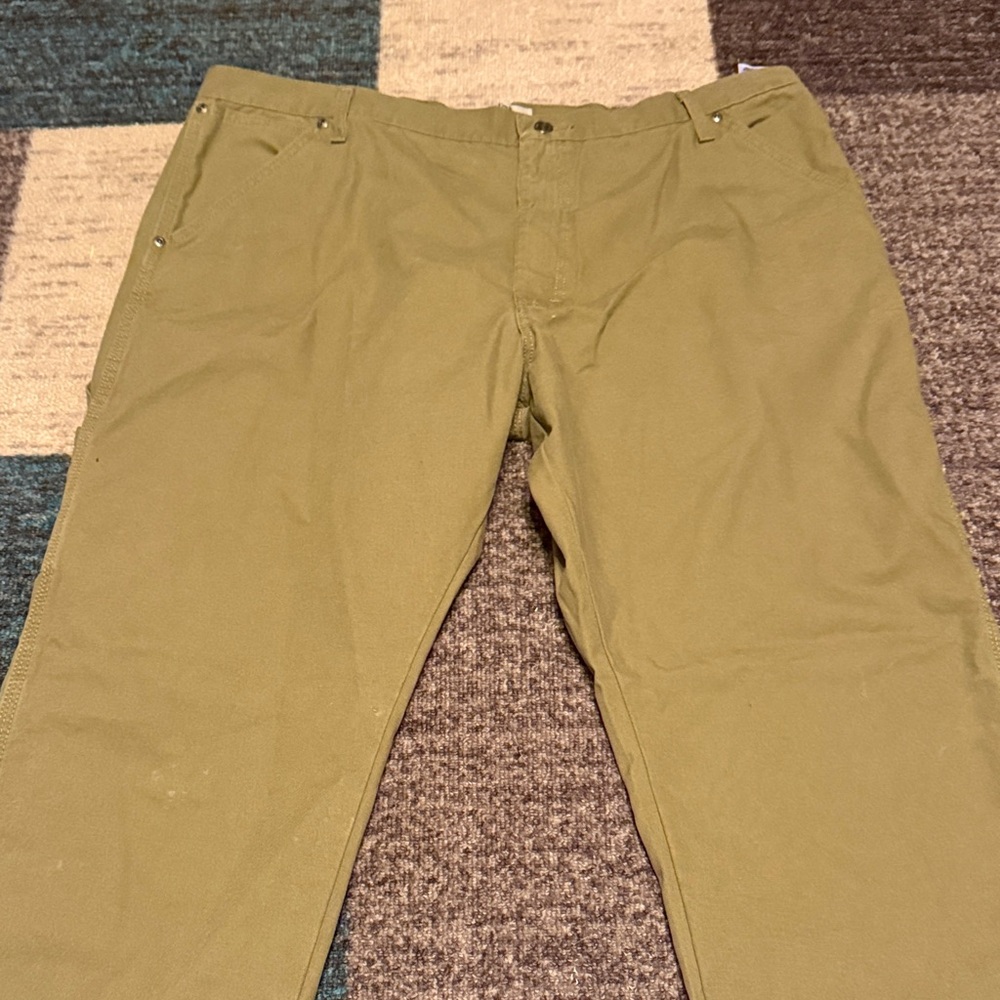 Wrangler Men's Olive Khaki 42x30 work pants